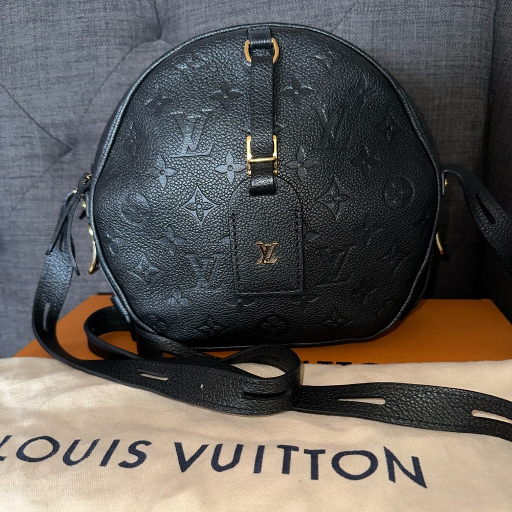 Louis Vuitton Black Empreinte Boite MM